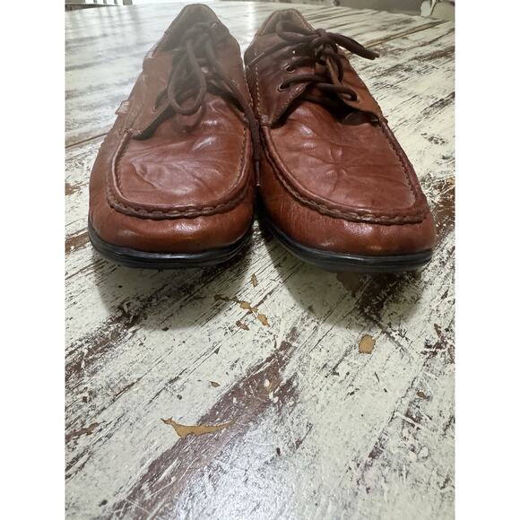 PRADA Men\'s Shoes Brown, Lace-Up, Size 11 US Loafers, boat Moc oxfords main image 12